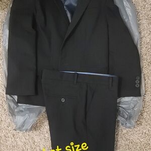 Izod Black Formal Pants Classic Design
